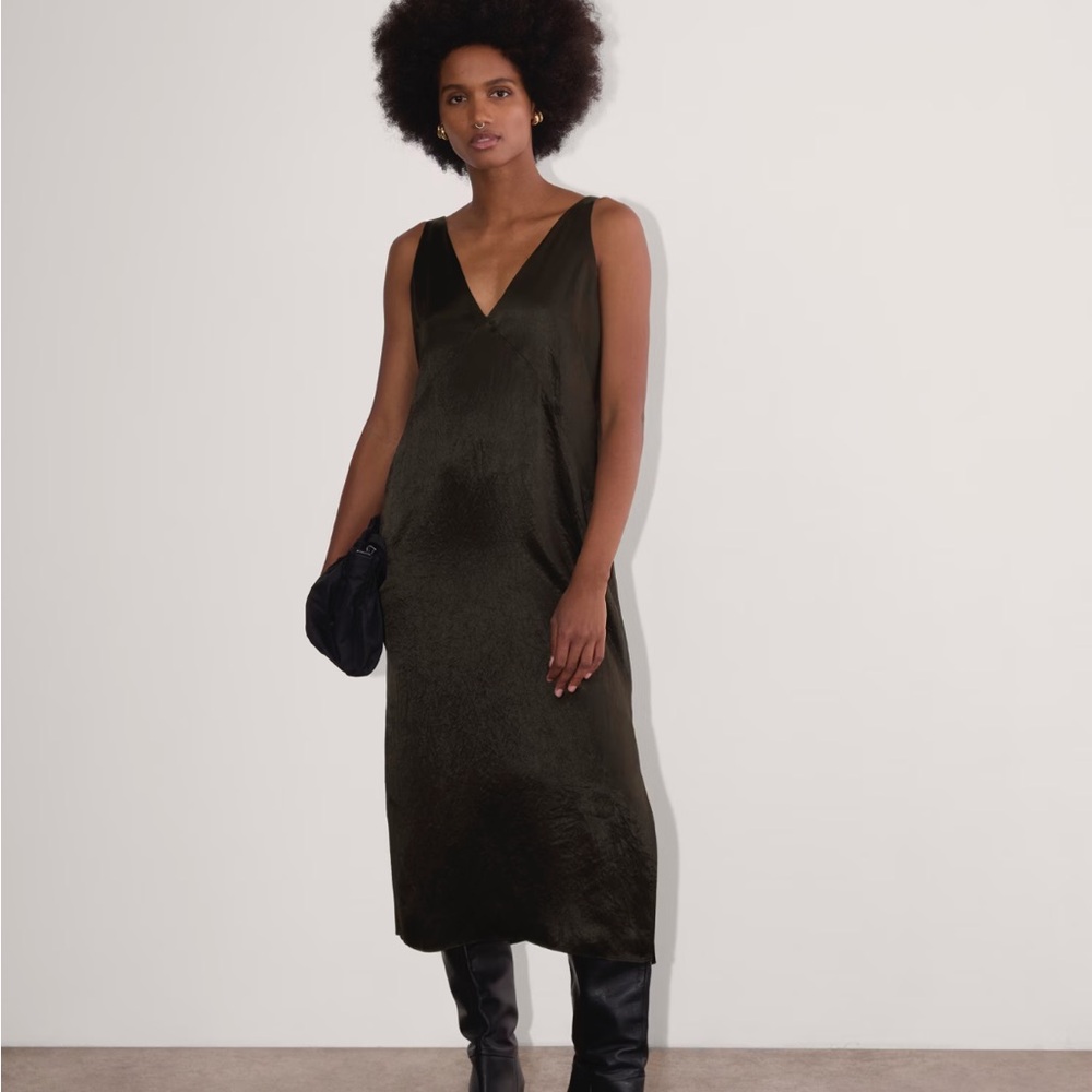 Everlane Satin Slip Dress